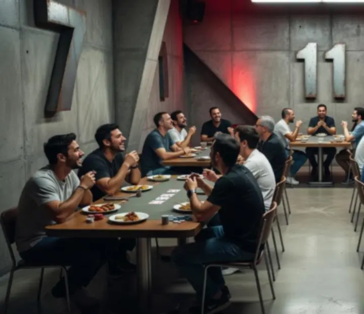 Tematický večer v restauraci Bohemiva s pokerovým stolem a červenými akcenty